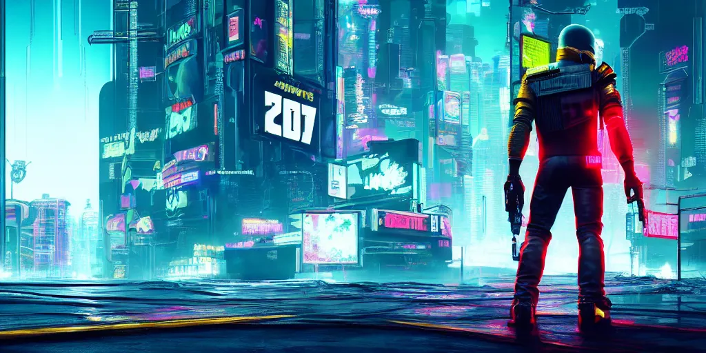 Image similar to elmo!! in cyberpunk 2 0 7 7 night city wallpaper rendering, digital art