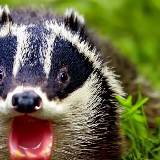 Image similar to angry badger attacking a sock