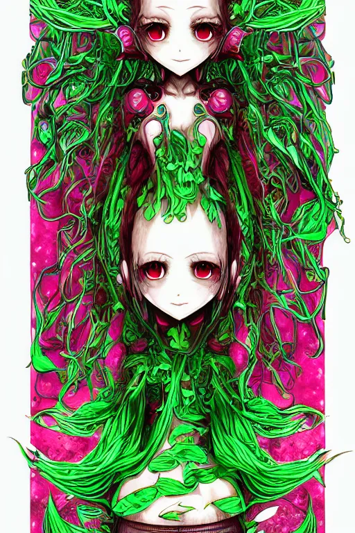 Image similar to radish humanoid, symmetrical, highly detailed, digital art, sharp focus, trending on art station, anime art style