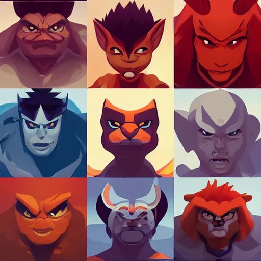 Image similar to face icon stylized minimalist thundercats, loftis, cory behance hd by jesper ejsing, by rhads, makoto shinkai and lois van baarle, ilya kuvshinov, rossdraws global illumination