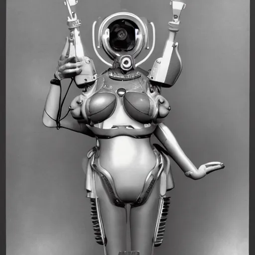 Image similar to ai first time as full gynoid,