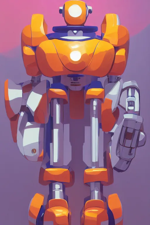 Image similar to metabots medabots medarotto medarot robot minimalist comics, behance hd by jesper ejsing, by rhads, makoto shinkai and lois van baarle, ilya kuvshinov, rossdraws global illumination ray tracing hdr radiating a glowing aura