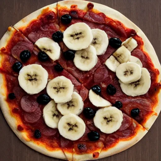 Image similar to banana flavor pizza