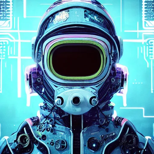 Image similar to portrait of a squid monster astronaut. full body portrait, intricate abstract. cyberpunk, intricate artwork. neon eyes, by Tooth Wu, wlop, beeple. octane render, trending on artstation, greg rutkowski very coherent symmetrical artwork. cinematic, hyper realism, high detail, octane render, 8k, minimalistic, hyperrealistic surrealism, award winning masterpiece with incredible details, a surreal vaporwave liminal space, highly detailed, trending on ArtStation