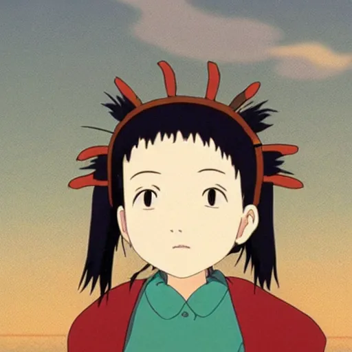 Prompt: portrait from Spirited Away (2001)