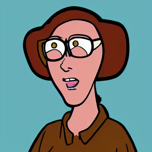 Image similar to Nancy Gribble from King of the Hill, digital art