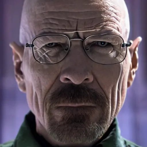 Prompt: close up still of walter white as neo in the matrix film, highly detailed face, highly detailed skin