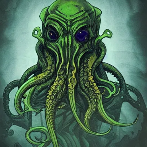 Image similar to Cthulhu as a boss from Elden Ring