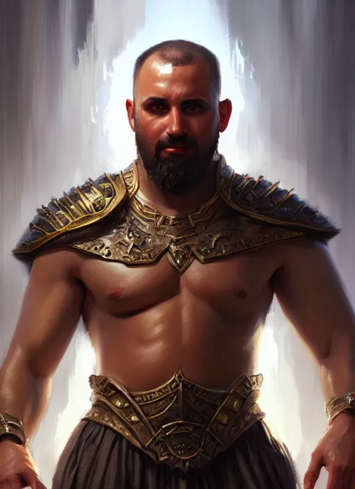 Image similar to a _ fantasy _ style _ portrait _ painting _ of brute oil _ painting _ unreal _ 5 _ daz. _ rpg _ portrait _ extremely _ detailed _ artgerm _ greg _ rutkowski _ greg