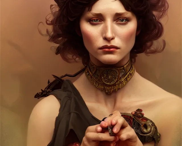 Prompt: photography of cindy sherman, deep focus, d & d, fantasy, intricate, elegant, highly detailed, digital painting, artstation, concept art, matte, sharp focus, illustration, hearthstone, art by artgerm and greg rutkowski and alphonse mucha