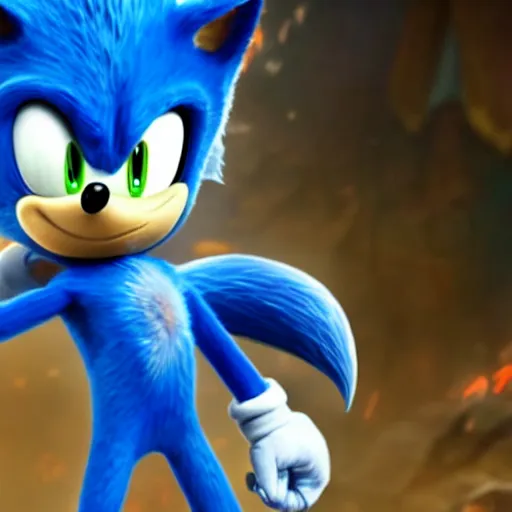 Image similar to Announcement of the new League of Legends Character: Sonic the Hedgehog