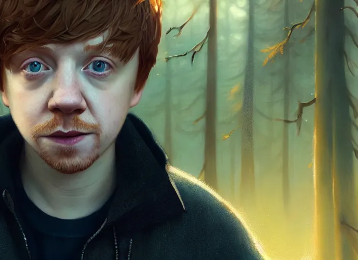 Image similar to highly detailed portrait of rupert grint, in life is strange, stephen bliss, 8 k, unreal engine, fantasy art by greg rutkowski, loish, rhads, ferdinand knab, makoto shinkai and lois van baarle, ilya kuvshinov, rossdraws, tom bagshaw, global illumination, radiant light, detailed and intricate environment