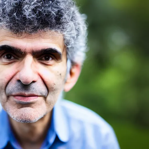 Image similar to portrait photo still of yoshua bengio, 8 k, 8 5 mm f 1. 8