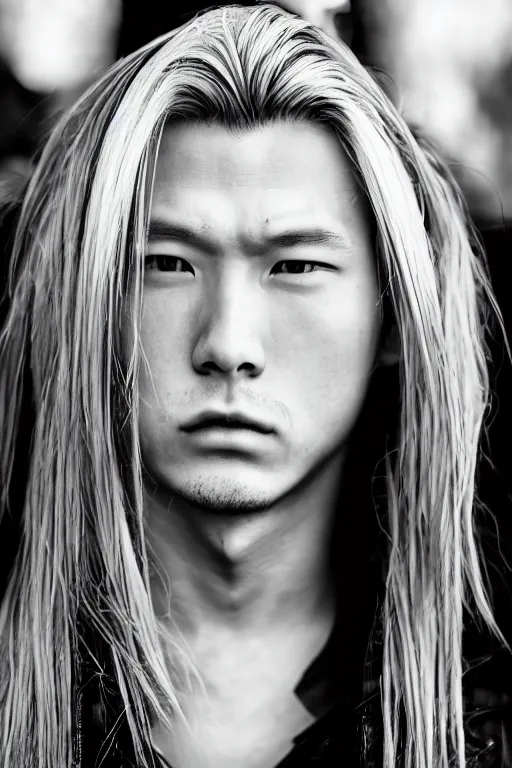 Image similar to A photo of sephiroth, f/22, 35mm, 2700K, perfect faces.