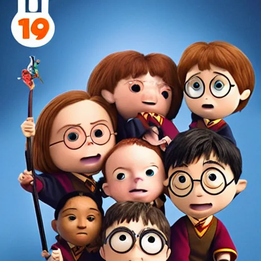 Image similar to harry potter, by pixar