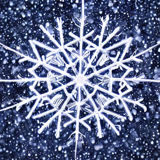 Image similar to an alien snowflake, white background, studio lighting, macro lens, dslr