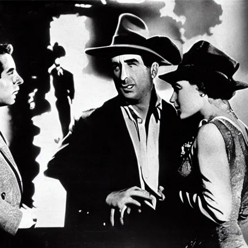 Prompt: An alternate ending to Casablanca (1942)