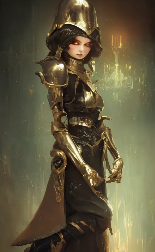 Image similar to Alchemy Imperial Princess knight gothic girl, volumetric lighting, digital painting, highly detailed, artstation, sharp focus, illustration, concept art, ruan jia, steve mccurry