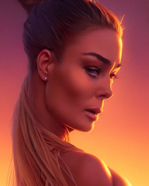 Prompt: highly detailed vfx portrait of, carmen electra in leggings by stephen bliss, chalk, unrealengine, greg rutkowski, loish, rhads, beeple, chalk, makoto shinkai and lois van baarle, ilya kuvshinov, rossdraws, tom bagshaw, basil gogos