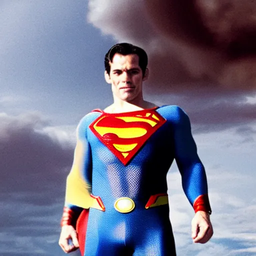 Image similar to John Malkovich as superman