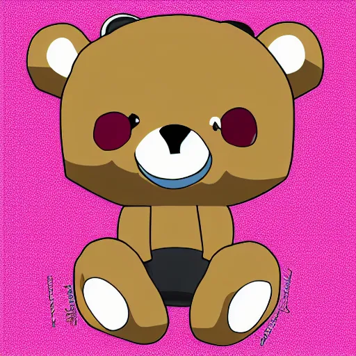 cute anime teddy bear