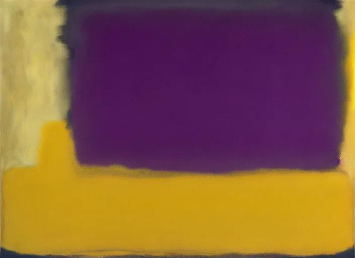 Image similar to abstract half moon in purple, yellow, gold, beige, black, painted by Mark Rothko, Franz Kline, Helen Frankenthaler, Pat Steir and Hilma af Klint, abstract painting, color field painting. 8k, extreme detail, intricate detail, masterpiece