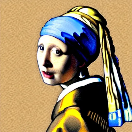 Prompt: painting of man with a Pearl Earring