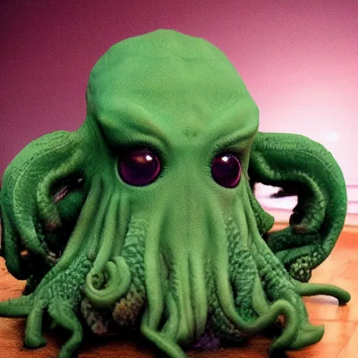 Prompt: cute Cthulhu, photo