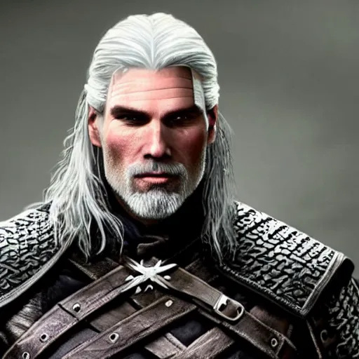 Image similar to anson mount as geralt