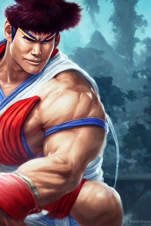 Prompt: Ryu from Street Fighter playing Video Games, intricate, elegant, highly detailed, digital painting, 4k, HDR, concept art, smooth, sharp focus, illustration, art by sakimichan