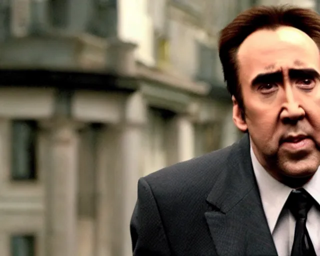 Image similar to nicolas cage in the it crowd ( 2 0 0 6 ), channel 4, episode still, 4 8 0 p