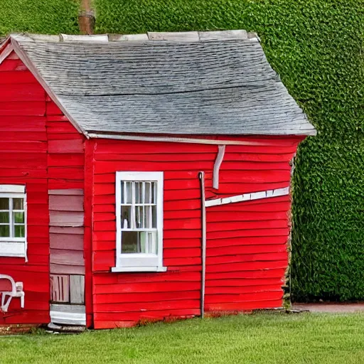 Image similar to a red house