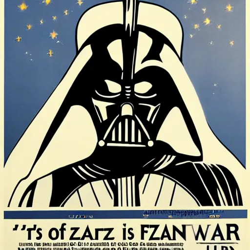 Prompt: queen elizabeth as darth vader falklands war poster