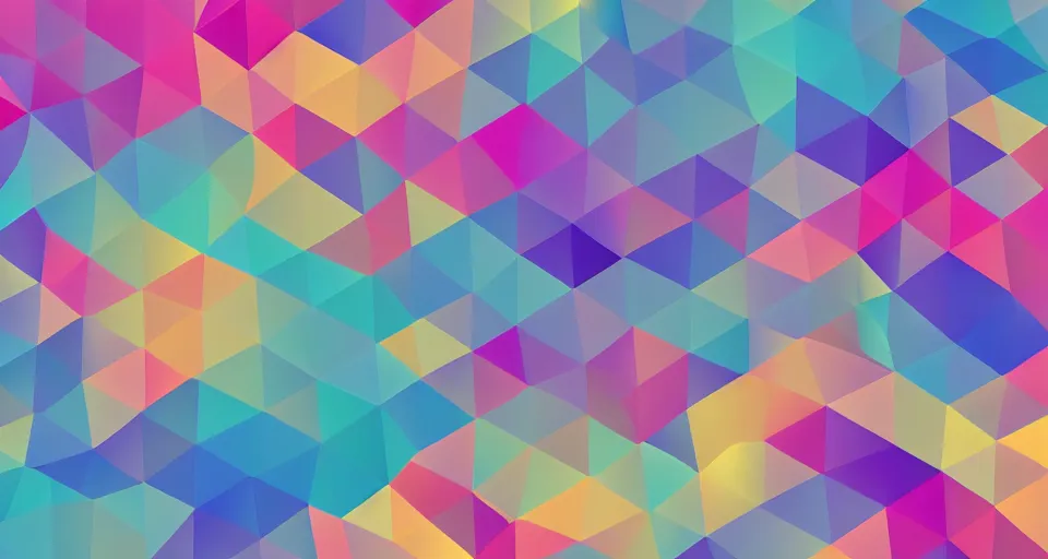 Image similar to large low poly geometric pastel colors desktop wallpaper