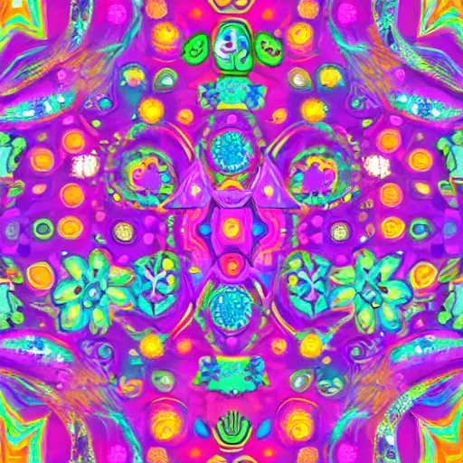 Prompt: Groovival aesthetic!, Liminal space in outer space!!!!!!, (hippie motifs), (flower power motifs), with bright psychedelic!! shapes