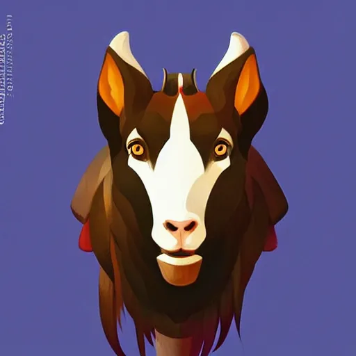 Prompt: face icon vector minimalist mystic goat, loftis, cory behance hd by jesper ejsing, by rhads, makoto shinkai and lois van baarle, ilya kuvshinov, rossdraws global illumination