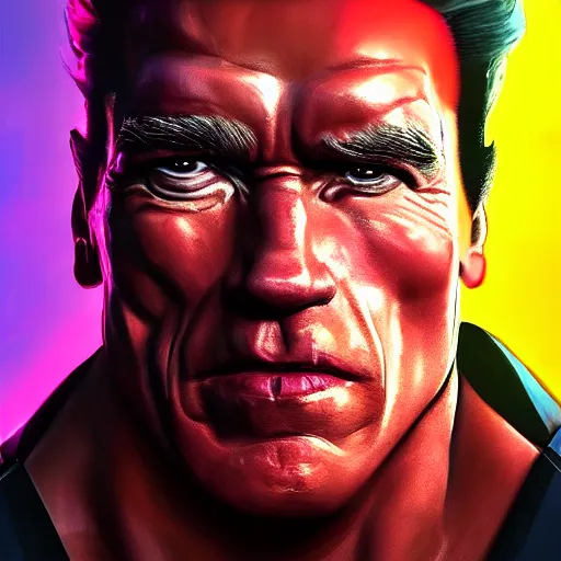 a screenshot of arnold schwarzenegger as sombra in | Stable Diffusion ...