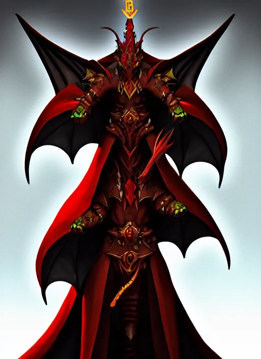 Image similar to Dragon Pope by nene thomas. HQ. Trending on Artstation. Dramatic lighting