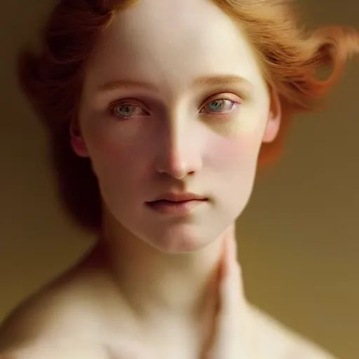Image similar to photographic portrait of a stunningly beautiful renaissance art nouveau female in soft dreamy light at sunset, contemporary fashion shoot, by edward robert hughes, annie leibovitz and steve mccurry, david lazar, jimmy nelsson, breathtaking, 8 k resolution, extremely detailed, beautiful, establishing shot, artistic, hyperrealistic, beautiful face, octane render