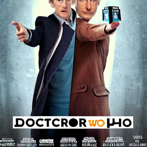 Prompt: A movie poster for Doctor Who