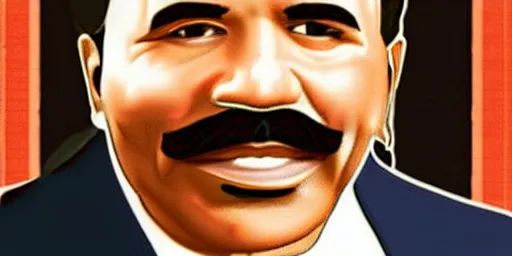 Image similar to Steve harvey as George Washington on the 1 dollar bill