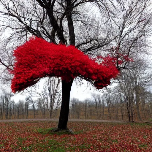 Image similar to a tree that is bleeding, full photo