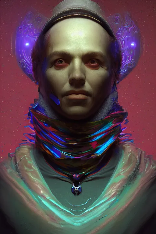 Image similar to portrait of a hyperdimensional jester, 4k detailed hyperrealistic digital photo by Beeple, Gustave Dore, Artstation, CGsociety