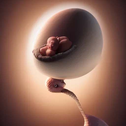 Image similar to a baby unicorn hatching out of an egg, ultrarealistic, dramatic lighting, high details, 4 k, 8 k, best, accurate, trending on artstation, artstation, photorealism, ultrarealistic, digital painting, fantasy art