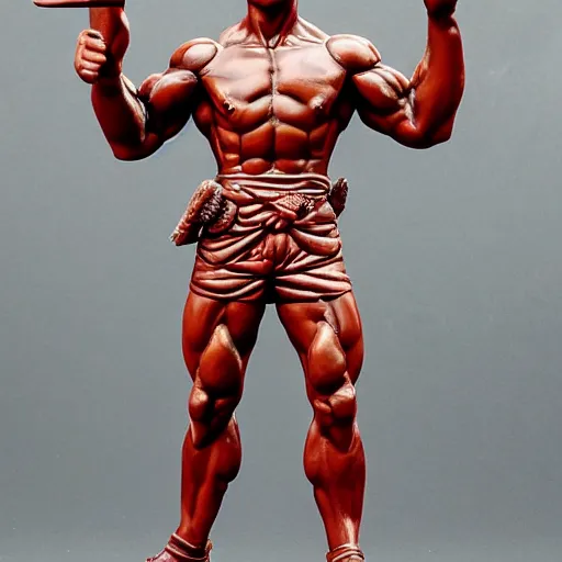 Prompt: museum stallone rambo prince statue monument made from porcelain brush face hand painted with iron red dragons full - length very very detailed intricate symmetrical well proportioned balanced