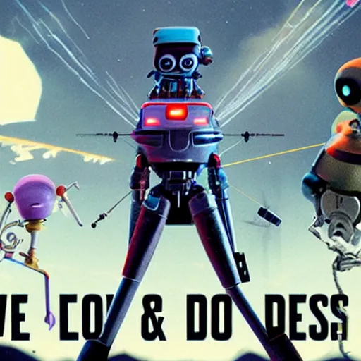 Image similar to love, death and robots