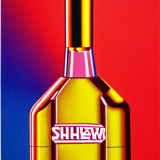 Image similar to whiskey bottle by shusei nagaoka, kaws, david rudnick, airbrush on canvas, pastell colours, cell shaded, 8 k