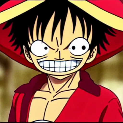 Image similar to luffy as dragon, cinematic