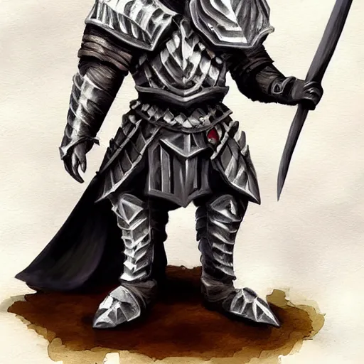 Image similar to painting beast dnd rpg knight