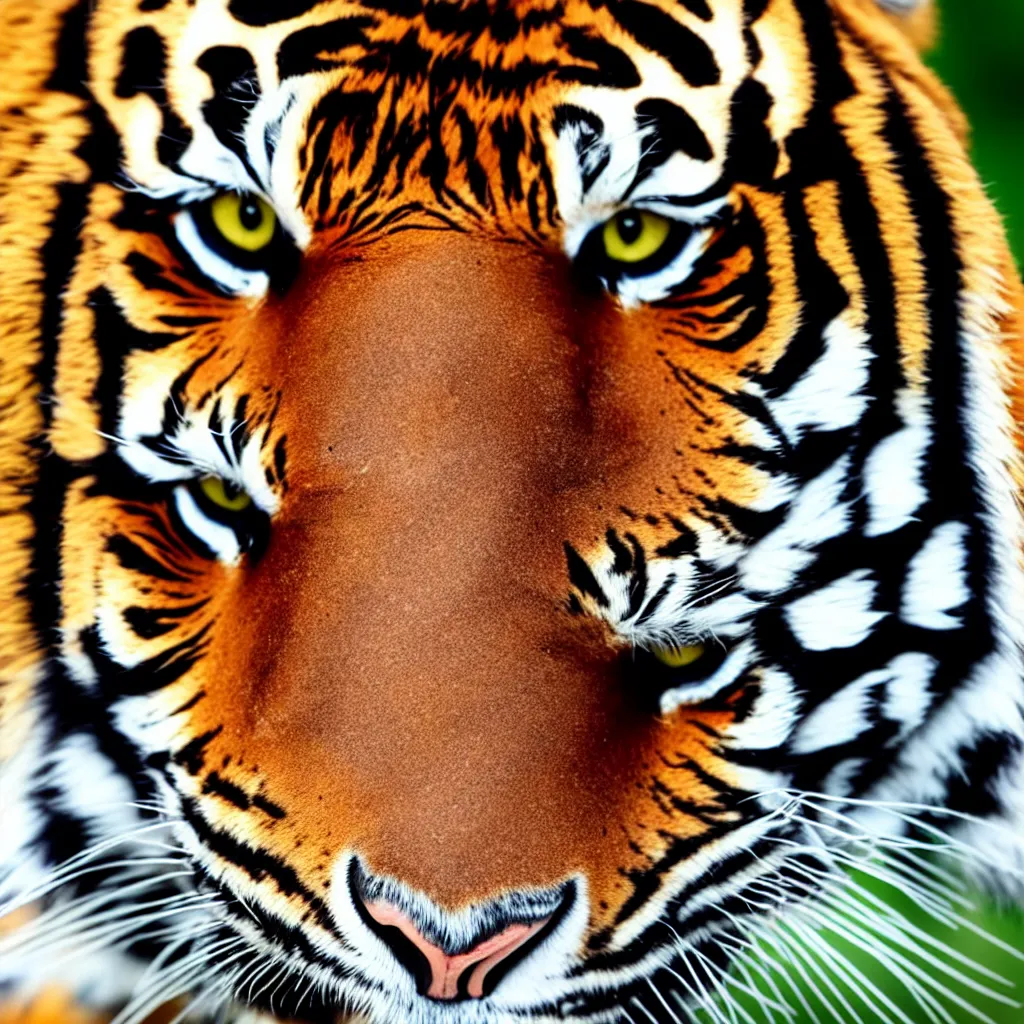 Image similar to tiger head, close up photo